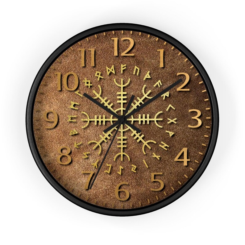 Viking Runes Wall clock | Etsy