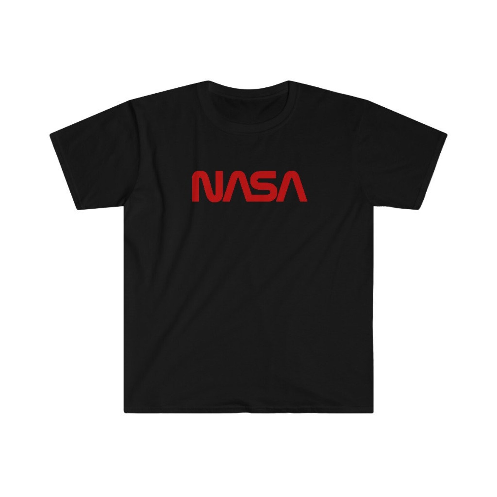 NASA Worm Unisex Softstyle T-Shirt | Etsy