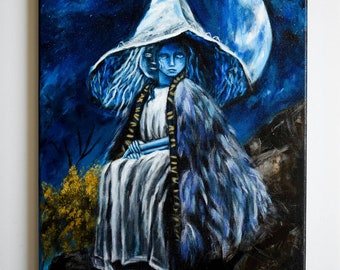 Elden Ring Ranni the Witch Fan Art Watercolor Liu Yu Art 