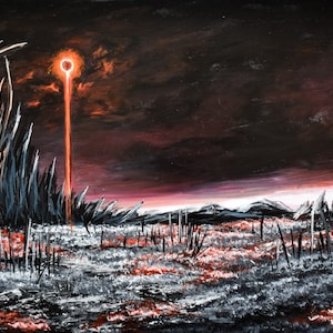 Kiln of the First Flame Print, dark souls, dark souls 3, dark souls art, video game art, soul of cinder, fantasy art, dark souls 3 fanart
