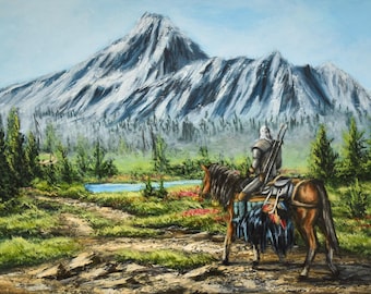 Impresión de Skellige, The Witcher, The Witcher 3, mercancía de The Witcher, fan art de The Witcher, Yennefer, Geralt de Rivia, arte de The Witcher, Triss