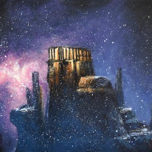Mohgwyn Palace Print, elden ring, elden ring art, dark souls, dark souls 3, bloodborne, dark souls painting, video game fanart, gaming