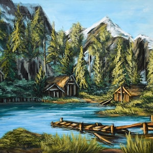 Skellige Print, the witcher 3, the witcher, the witcher 3 art, video game fanart, geralt of rivia, ciri, yennefer, the witcher painting