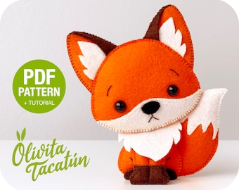 PDF Pattern + Tutorial: Felt Fox