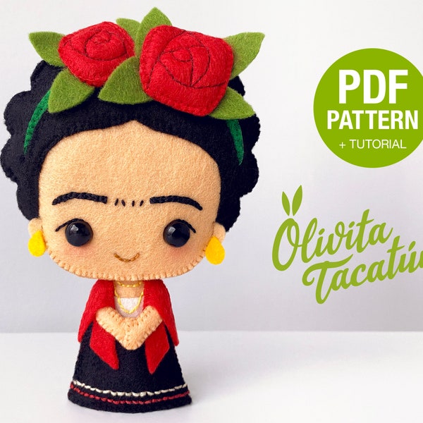 Patrón PDF + Tutorial: Frida de fieltro