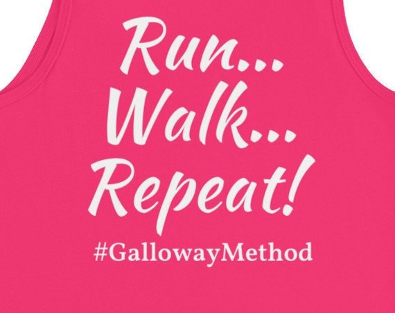 Running Tank Women's | Funny Workout Tank | Run...Walk...Repeat! #GallowayMethod Tank