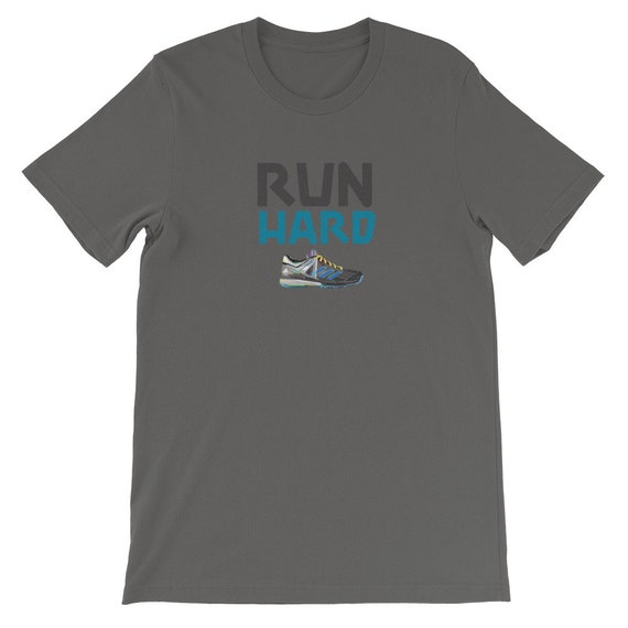 Running Shirt Women's | Funny Workout Shirt | Run Hard