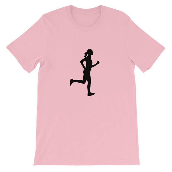 Running Shirt Women's | Funny Workout Shirt | Passed By A Girl! Dark Font on Light Shirt