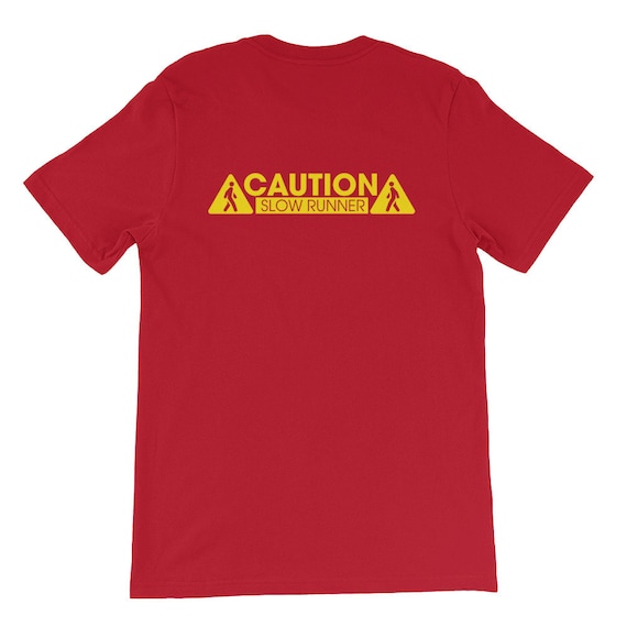 Running Shirt Women's | Funny Workout Shirt | Caution: Slow Runner