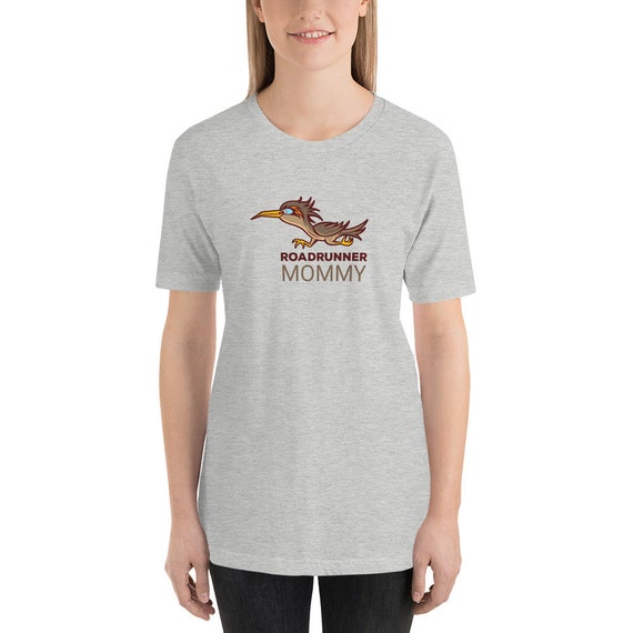 Running Shirt Women's | Funny Workout Shirt | Roadrunner Mommy Statement Tee