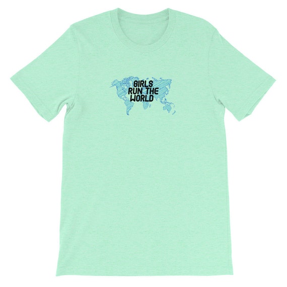 Running Shirt Women's | Funny Workout Shirt | Girls Run The World