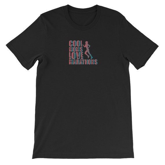 Running Shirt Women's | Funny Workout Shirt | Cool Moms Love Marathons