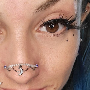 THE [MOONstone] Nose Chain