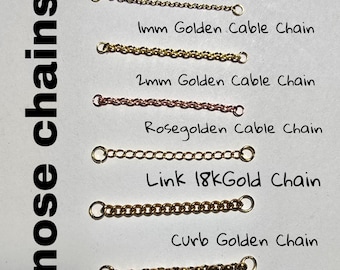 Gold//Golden Nose ChainS