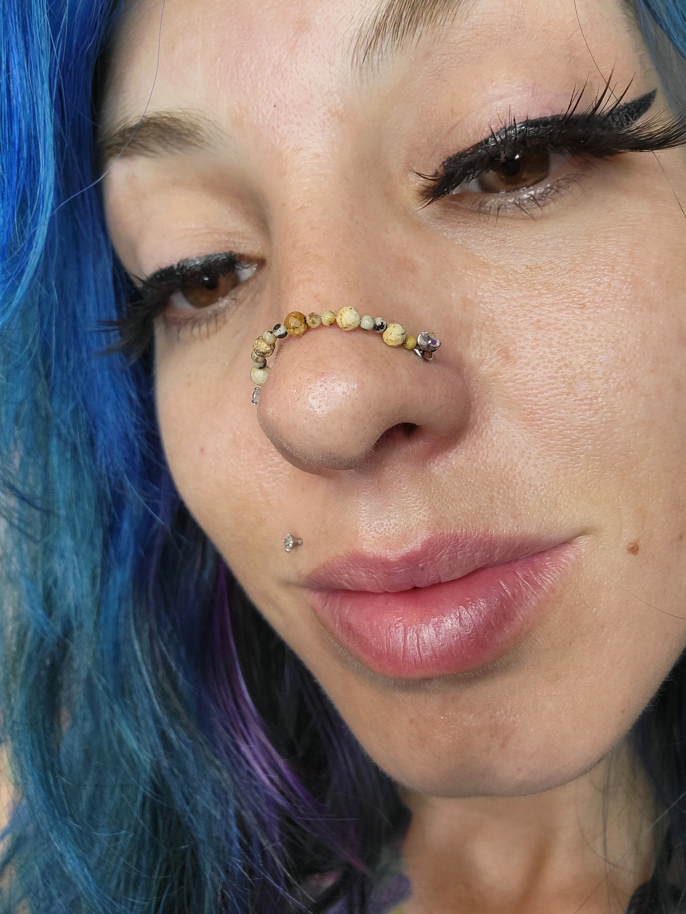 Fancy nose pin design outlet
