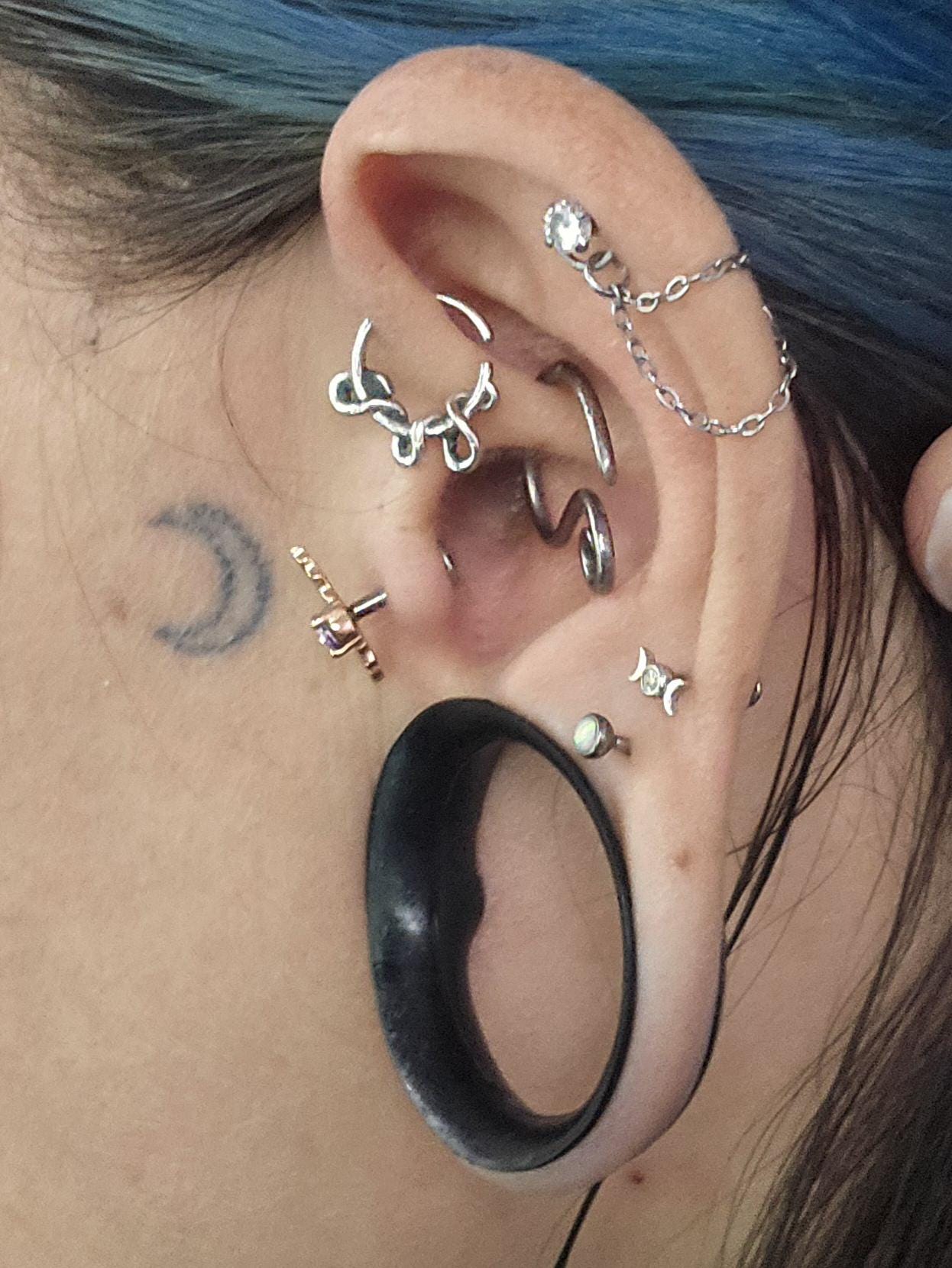 Outer Ear Chain - Etsy