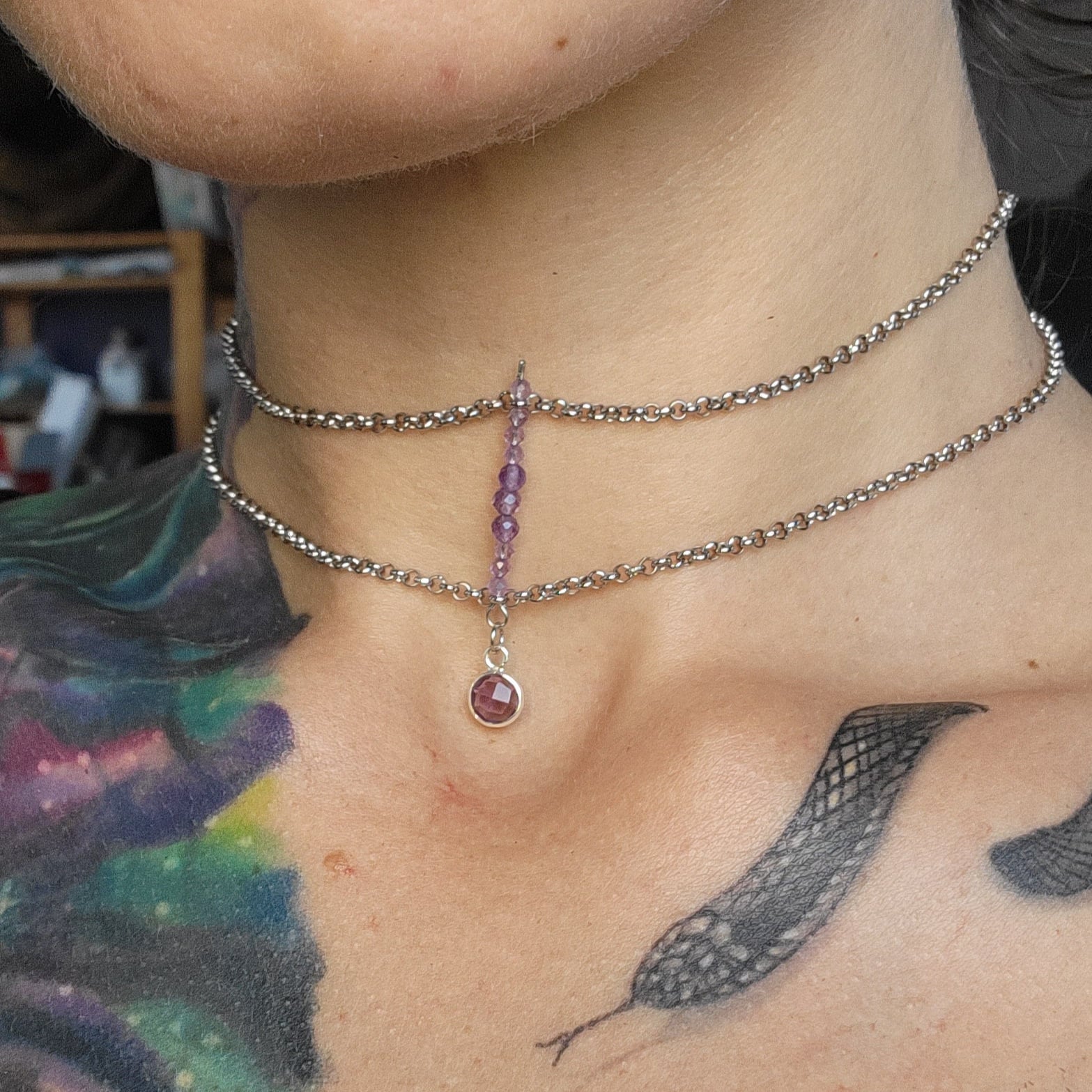 Piercing Choker - Etsy
