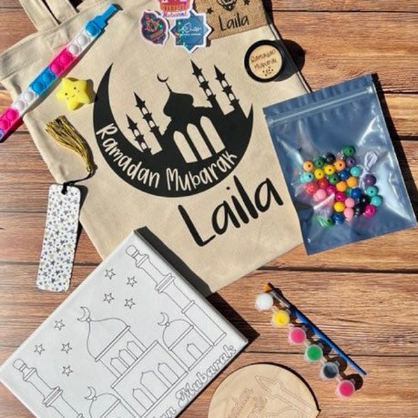 Personalized Ramadan Tote Bag, Ramadan Gift, Eid Tote Bag, Eid Gift, Ramadan Bag