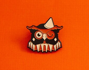 Halloween Owl Enamel Pin