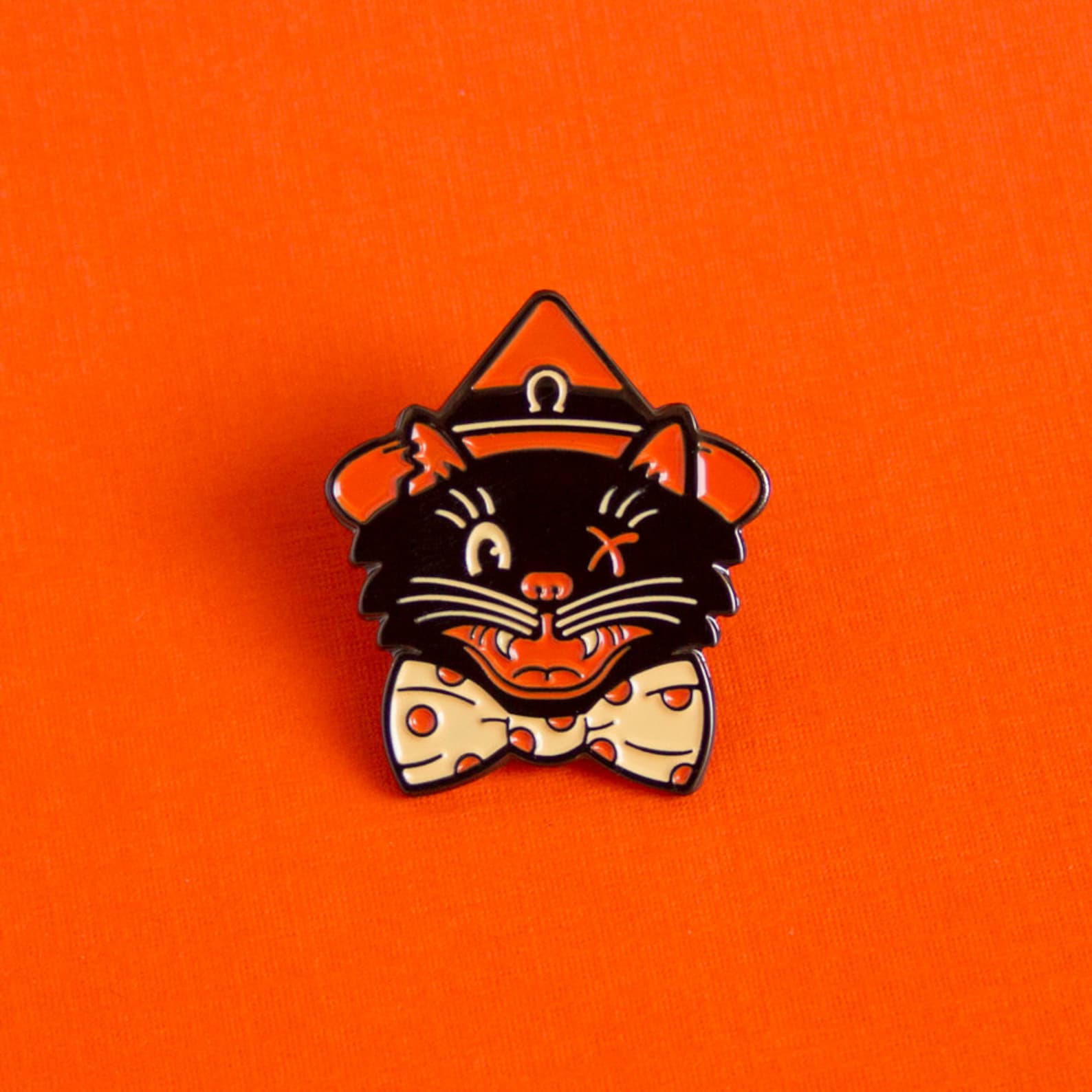 Cat Witch Enamel Pin