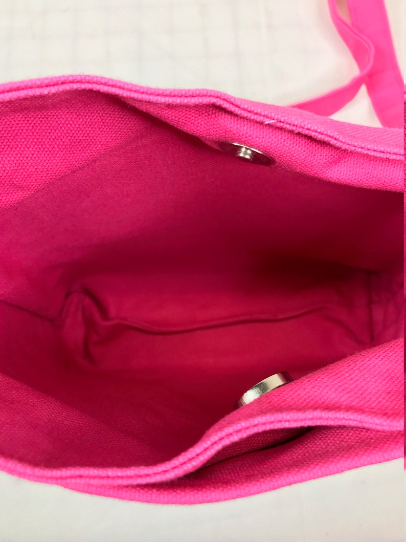 CrossbodyShoulder Bag Purse Detroit LionsMedium PursePink PurseCanvas PurseShoulderHand BagFully Lined BagPink Kiss PursesHandmade