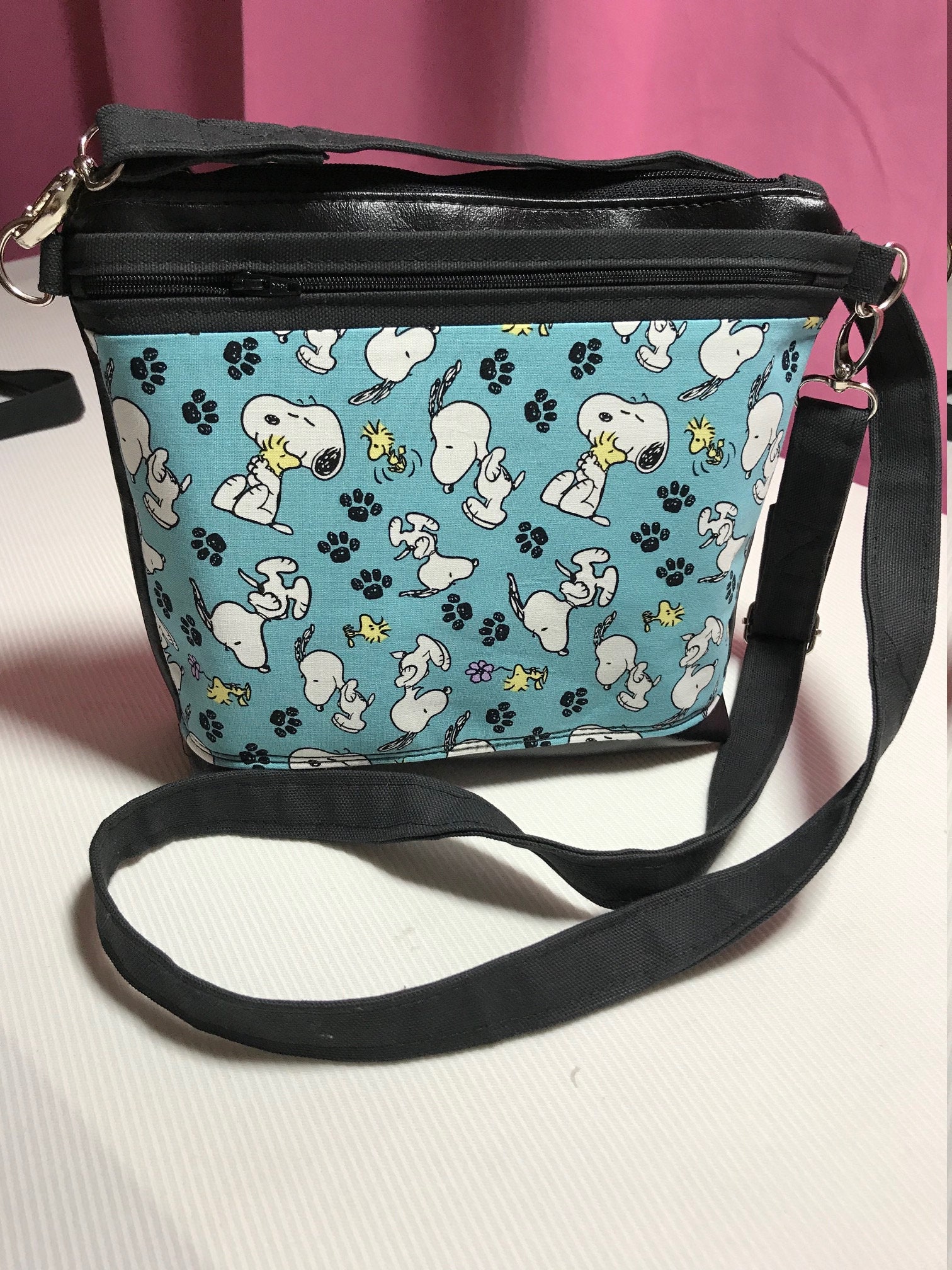 Snoopy/Bag/Purse/Crossbody/Handmade in Etsy