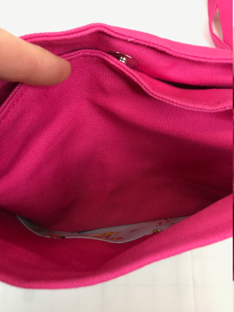 CrossbodyShoulder Bag Purse Detroit LionsMedium PursePink PurseCanvas PurseShoulderHand BagFully Lined BagPink Kiss PursesHandmade