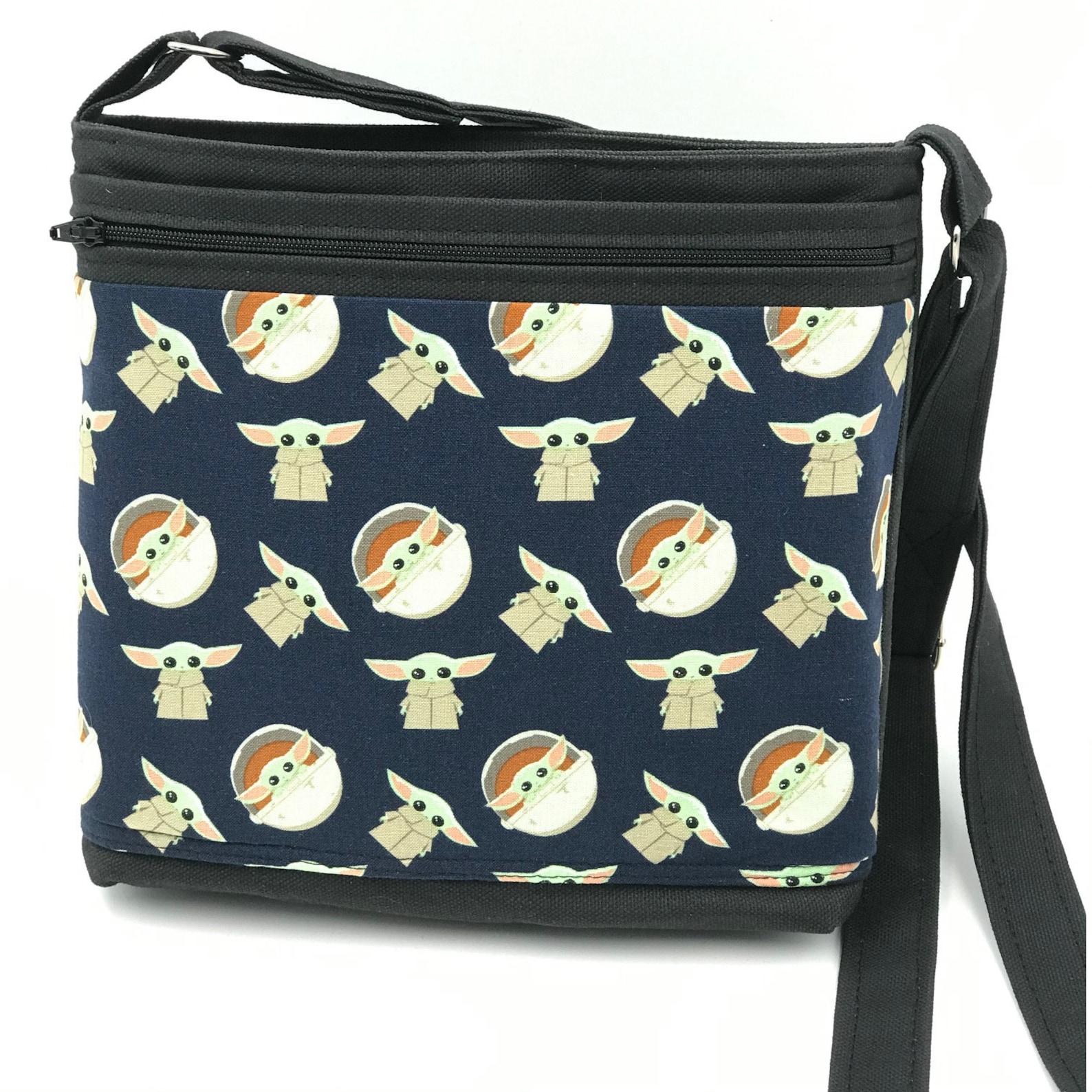 Star Wars Baby Yoda Bag/Bolsa de lona/Cierre de Etsy
