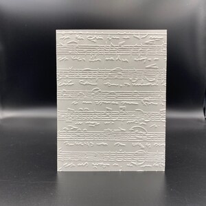 Cartes de correspondance classiques avec de superbes partitions en relief