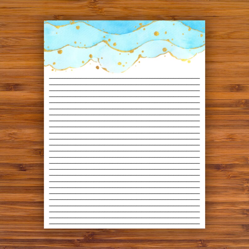 Blue paper stock picture