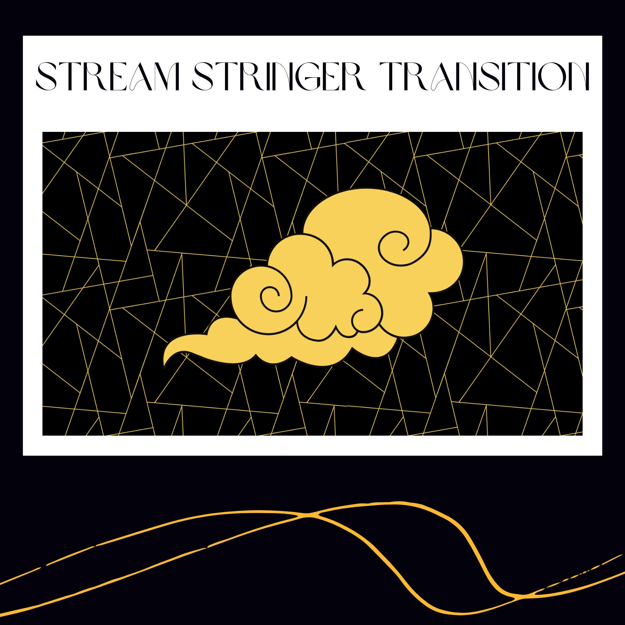 Black and Gold Twitch Overlay Bundle, Static Stream Package, Twitch ...