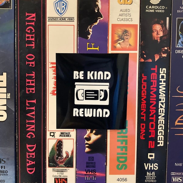 Be Kind Rewind Sticker - Be Kind Rewind - VHS - NEW COLORS