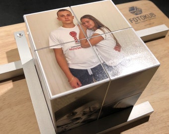 Fotowurfel Fotogeschenk Fur Familie Etsy
