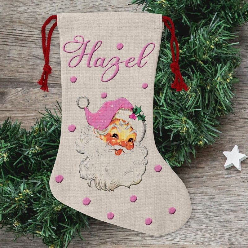 Santa Stocking - Etsy