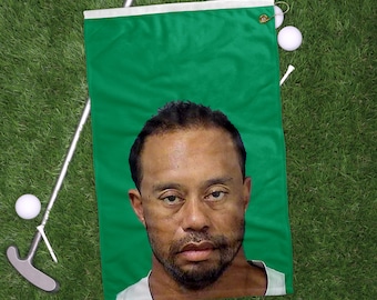 Tiger Golf Towel, Funny Golf Towel, Gift For Golf