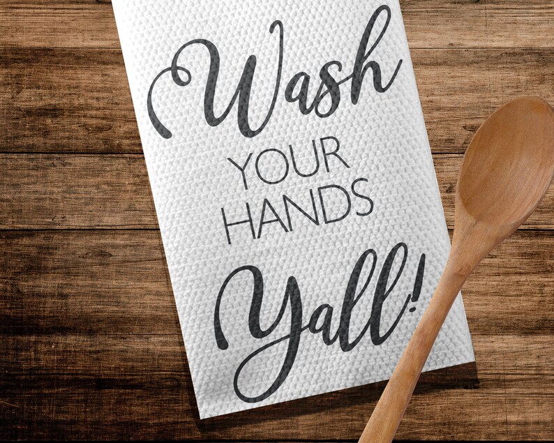 Funny Guest Bathroom Hand Towel Funny Tea Towel Funny Half Etsy