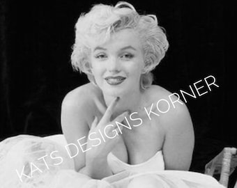 Marilyn Ballerina Decoupage Paper Size XL 21"x29" For Furniture, Mixed Media And Much More By Kat's Designs Korner