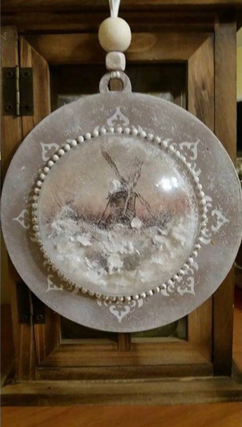 ITD Collection Winter Windmills Rice Paper Decoupage A4 for DIY ...