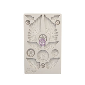 Cogs and Wings Decor Mould - ReDesign with Prima - Shaping Mould, Silicone Mould, Decor Mold, Shaping Mold Prima Re-Design