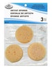 Royal Langnickel Artist Sponge 3 / pk for Faux Finishes, Tile, Applying Mediums, Pottery, Ceramics 