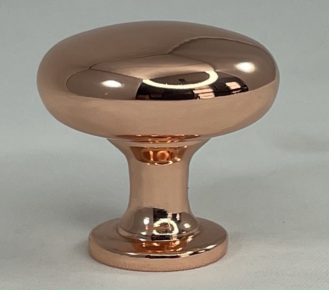 Rose Gold Knob 1/2 Diameter Round Knob for Kitchen, Bathrooms, Furniture, Accents and More Etsy