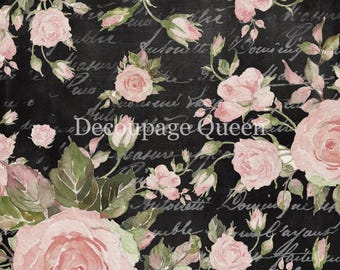 Market Roses I Decoupage Queen I  Rice Paper Decoupage I Size A4 I Furniture Decoupage I Mixed Media I Furniture Decoupage