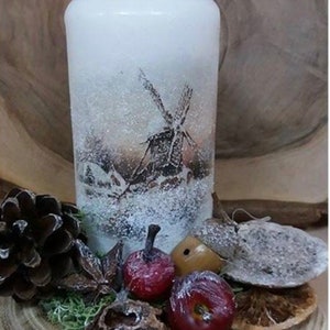 ITD Collection Winter Windmills Rice Paper Decoupage A4 for DIY ...