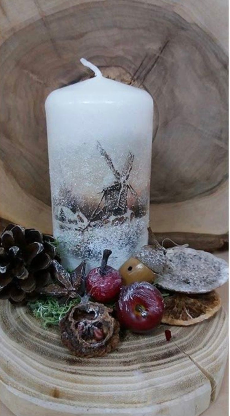 ITD Collection Winter Windmills Rice Paper Decoupage A4 for DIY ...