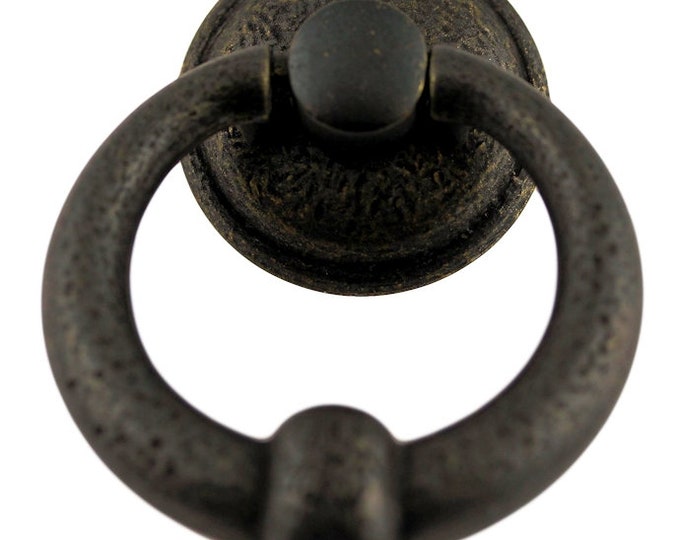 Dark Antique Bronze Ring Pull Etsy