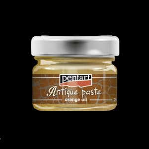Pentart Antique Paste I  Gold I For Decoupage I Mixed Media I Furniture I Scrapbooking I Collages I Art Journals I DIY Projects And More