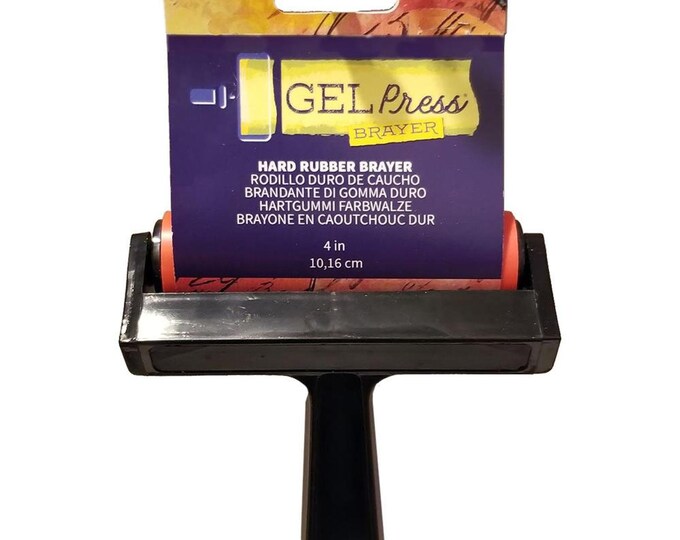 Gel Press Brayer for Gelli Printing, Plate Gel Press Texture Plate for