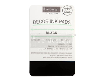 Redesign Decor Ink Pad – Black – Magnetic Ink Pad - Prima