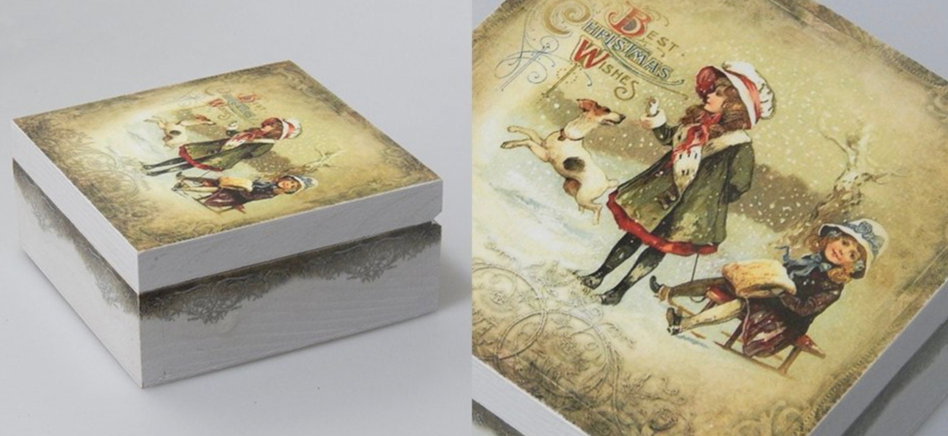 ITD Collection Christmas Greetings Rice Paper Decoupage A4 for DIY ...