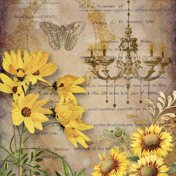 A2 Decoupage Paper Etsy